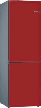Frigorífico Combi KVN39IR3A Puerta personalizable Rojo cereza 203 x 60 cm No Frost A++ | Serie 4