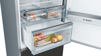 Frigorífico Combi KVN39IZ3A Puerta personalizable Negro mate 203 x 60 cm No Frost A++ | Serie 4 - 6