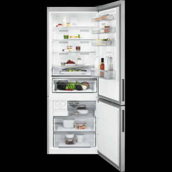 Frigorífico Combi AEG RCB646E3MX 70 cm Ancho en Acero Inoxidable Antihuellas | TwinTech | Dispensador Hielo | XXL | A++ - 2
