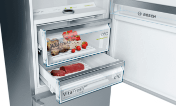Frigorífico Combi Bosch KGF39PIDP de 203 x 60 cm, en acero inoxidable antihuellas, No Frost, Clase A+++ | Serie 8 - 6