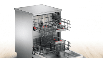 Lavavajillas Bosch SMS46HI04E Inox de 60 cm con 12 servicios | GlassProtect, Extra Secado | Motor EcoSilence Clase A++ - 2