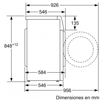 Lavadora Balay 3TS883BE Blanca de 8 kg 1000 rpm | Pausa + Carga| Inverter A+++ -10% | Stock ⭐ - 7