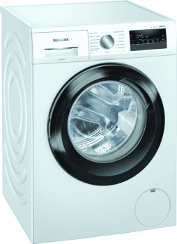 Lavadora Siemens WM14N290ES Blanca de 8 kg 1400 rpm | Pausa + Carga| Motor EcoSilence A+++ -30% | iQ 300