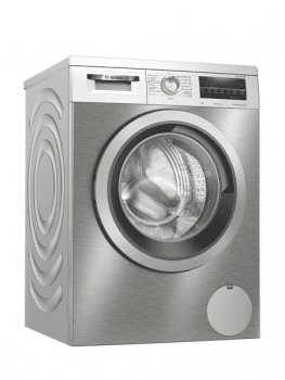 Lavadora Bosch WUU24T7XES Inox de 9Kg a 1200 rpm | Pausa + carga | Motor EcoSilence A+++ -30% | Serie 6