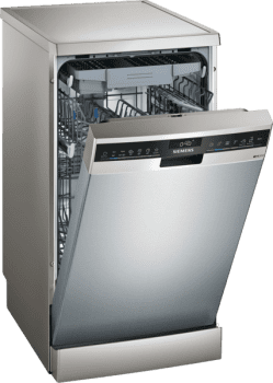 Lavavajillas Siemens SR23HI65ME Inoxidable antihuellas de 45 cm para 10 servicios | Función varioSpeed+ | WiFi Home Connect | Clase A+ | iQ300