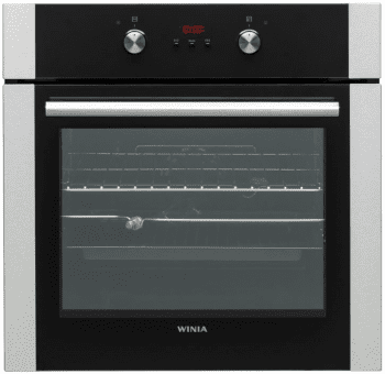 Horno Winia WKBE-V65CA Negro de 60cm con 69L | Con Grill y 7 Funciones de cocción | Clase A