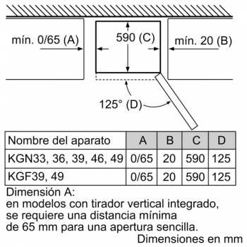 Frigorífico Combi Balay 3KFE565BI de 186x60cm | Cristal Negro | Cajón ExtraFresh | iluminación LED | Clase A++ - 10