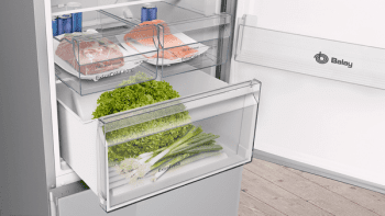 Frigorífico Combi Balay 3KFE565GI de 186x60cm | Gris Antracita | cajón ExtraFresh | Libre Instalación | Clase A++ - 3