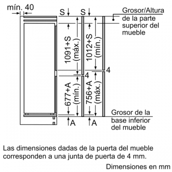 Frigorífico combinado integrable Balay 3KIF713F de 177.2 x 54.1cm | congelador NoFrost | cajón Fresh y BigBox | Clase A++ - 8