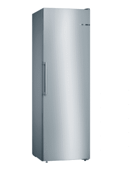 Congelador Vertical Bosch GSN36VIFP Inoxidable antihuellas de 186 x 60 cm No Frost | Motor Inverter Clase A++ | Serie 4