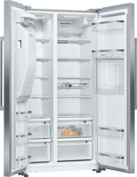 Frigorífico Americano KAG93AIEP Inoxidable antihuellas de 178.7 x 90.8 cm No Frost con Dispensador en puerta | Motor Inverter Clase A++ | Serie 6 - 2