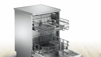 Lavavajillas Bosch SMS25AI03E Inox de 60 cm con 12 servicios | Cesta Portacubiertos | Motor EcoSilence A++/STOCK - 3