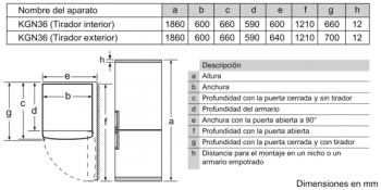 Frigorífico Combi Balay 3KFE567XE de 186x60cm | INOX Antihuellas | Cajón ExtraFresh | Clase A++ - 8