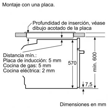 Horno Bosch HBA174ES0 Pirolítico Inoxidable de 60 cm | 10 Recetas pre-programadas Gourmet | Calentamiento 3D Professional | Clase A | Serie 2 - 8