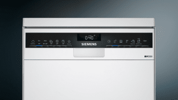 Lavavajillas Siemens SR23HW65ME Blanco de 45 cm para 10 servicios | Función varioSpeed+ | WiFi Home Connect | Clase A+ | iQ300 - 2