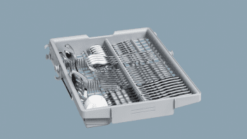 Lavavajillas Siemens SR23HW65ME Blanco de 45 cm para 10 servicios | Función varioSpeed+ | WiFi Home Connect | Clase A+ | iQ300 - 6