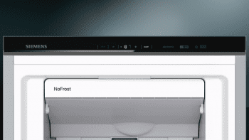 Congelador 1P Siemens GS36NAIDP Inoxidable antihuellas de 186 x 60 cm No Frost con Super congelación | Dispensador de hleio | Clase A+++ | iQ500 - 4