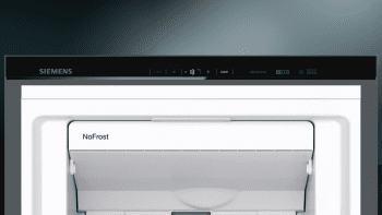 Congelador 1P Siemens GS36NAXEP Acero Inoxidable Negro de 186 x 60 cm No Frost | Dispensador de hleio | Clase A++ | iQ500 - 4