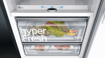 Frigorífico Combi Siemens KG56FPXDA Acero Inoxidable negro de 193 x 70 cm No Frost | WiFi Home Connect | Zona hyperFresh Premium 0ºC | Clase A+++ | iQ700 - 7