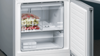 Frigorífico Combi Siemens KG56FSBDA Cristal negro de 193 x 70 cm No Frost | WiFi Home Connect | Zona hyperFresh Premium 0ºC | Clase A+++ | iQ700 - 5