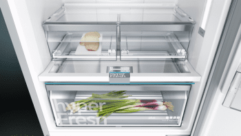 Frigorífico Combi Siemens KG49NAIEP Acero Inoxidable antihuellas de 203 x 70 cm No Frost | WiFi Home Connect | Zona hyperFresh Plus 0ºC | Clase A++ | iQ700 - 4