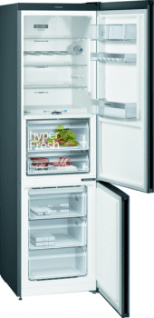 Frigorífico Combi Siemens KG39FPXDA Acero Inoxidable Negro de 203 x 60 cm No Frost | WiFi Home Connect | Zona hyperFresh Premium 0ºC | Clase A+++ | iQ700 - 2