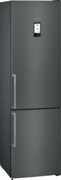 Frigorífico Combi Siemens KG39NHXEP Acero Inoxidable Negro de 204 x 60 cm No Frost | WiFi Home Connect | Zona hyperFresh Plus 0ºC | Clase A++ | iQ500
