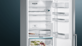 Frigorífico Combi Siemens KG39NAIDR Acero Inoxidable Antihuellas de 203 x 60 cm No Frost | WiFi Home Connect | Zona hyperFresh Plus 0ºC | Clase A+++ | iQ500 - 4