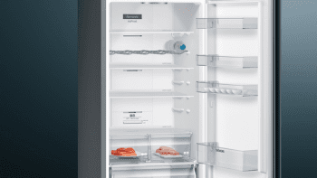 Frigorífico Combi Siemens KG39NXXEA Acero Inoxidable Negro de 203 x 60 cm No Frost | Zona hyperFresh | Clase A++ | iQ300 - 4