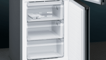 Frigorífico Combi Siemens KG39NXXEA Acero Inoxidable Negro de 203 x 60 cm No Frost | Zona hyperFresh | Clase A++ | iQ300 - 5