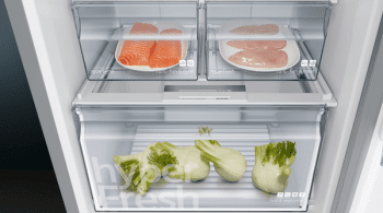 Frigorífico Combi Siemens KG36NVIDA Acero Inoxidable Antihuellas de 186 x 60 cm No Frost | Zona hyperFresh | Clase A+++ | iQ300 - 6