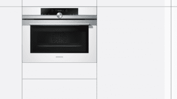 Horno Microondas Compacto Siemens CM633GBW1 Blanco de 45 cm | varioSpeed | perfectCooking 4D | iQ700 - 2