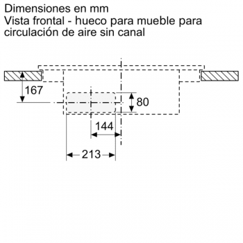 Placa de Inducción Siemens EX875LX67E Flexible, con extractor integrado, de 80 cm a 622 m³/h | Control lightSlider | Función Auto | WiFi Home Connect | Motor Inverter iQdrive Clase B - 8