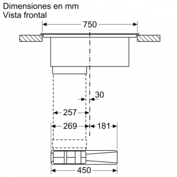 Placa de Inducción Siemens EX875LX67E Flexible, con extractor integrado, de 80 cm a 622 m³/h | Control lightSlider | Función Auto | WiFi Home Connect | Motor Inverter iQdrive Clase B - 10