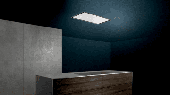 Extractor de Techo Siemens LR96CBS20 Blanco de 90 cm con una potencia de 734 m³/h | WiFi Home Connect | Motor iQdrive Clase B | iQ500 - 3