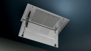 Extractor de Techo Siemens LR96CBS20 Blanco de 90 cm con una potencia de 734 m³/h | WiFi Home Connect | Motor iQdrive Clase B | iQ500 - 7