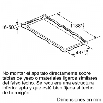Extractor de Techo Siemens LR26CBS20 Blanco de 120 cm con una potencia de 734 m³/h | WiFi Home Connect | Motor iQdrive Clase B | iQ500 - 8