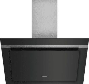 Campana de Pared Decorativa Siemens LC87KHM60 Cristal Negro de 80 cm con una potencia de 700 m³/h | Clase B | iQ300