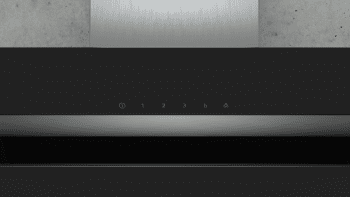 Campana de Pared Decorativa Siemens LC87KHM60 Cristal Negro de 80 cm con una potencia de 700 m³/h | Clase B | iQ300 - 3