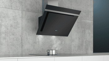 Campana de Pared Decorativa Siemens LC87KHM60 Cristal Negro de 80 cm con una potencia de 700 m³/h | Clase B | iQ300 - 5