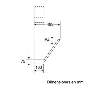 Campana de Pared Decorativa Siemens LC87KHM60 Cristal Negro de 80 cm con una potencia de 700 m³/h | Clase B | iQ300 - 9