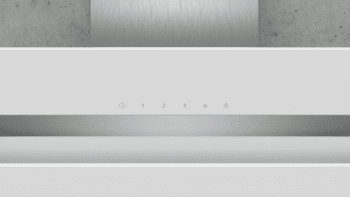 Campana de Pared Decorativa Siemens LC87KHM20 Cristal Blanco de 80 cm con una potencia de 700 m³/h | Clase B | iQ300 - 2