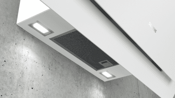 Campana de Pared Decorativa Siemens LC87KHM20 Cristal Blanco de 80 cm con una potencia de 700 m³/h | Clase B | iQ300 - 3