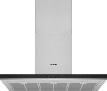 Campana de Pared Decorativa Siemens LC98BIP50 Metallic de 90 cm con una potencia de 843 m³/h | Motor iQdrive Clase A+ | iQ500