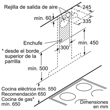 Campana de Pared Decorativa Siemens LC98BIP50 Metallic de 90 cm con una potencia de 843 m³/h | Motor iQdrive Clase A+ | iQ500 - 8