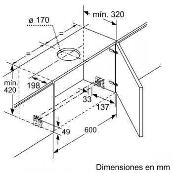 Campana Telescópica Extraíble Siemens LI69SA684 Metallic de 60 cm con una potencia de 935 m³/h | Motor iQdrive Clase A | iQ700 - 5