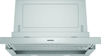 Campana Telescópica Extraíble Siemens LI67SA531 en Plata Metalizado de 60 cm con una potencia de 399 m³/h | Motor iQdrive Clase A | iQ300