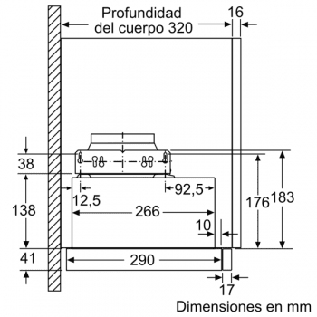 Campana Telescópica Extraíble Siemens LI64MB521 en Plata Metalizado de 60 cm con una potencia de 389 m³/h | Motor iQdrive Clase B | iQ100 - 5
