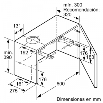 Campana Telescópica Extraíble Siemens LI64MB521 en Plata Metalizado de 60 cm con una potencia de 389 m³/h | Motor iQdrive Clase B | iQ100 - 7