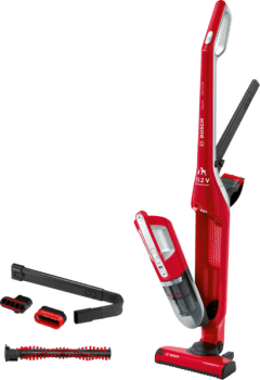 Aspiradora Sin cable Bosch BBH3ZOO25 Roja, Flexxo 25.2 V | 2 en 1: Aspirador escoba y Aspirador de mano  | Serie 4 | Stock ⭐ - 3